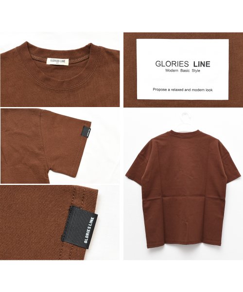 GLORIES LINE(グローリーズ ライン)/ボックスロゴビッグTシャツ/img01
