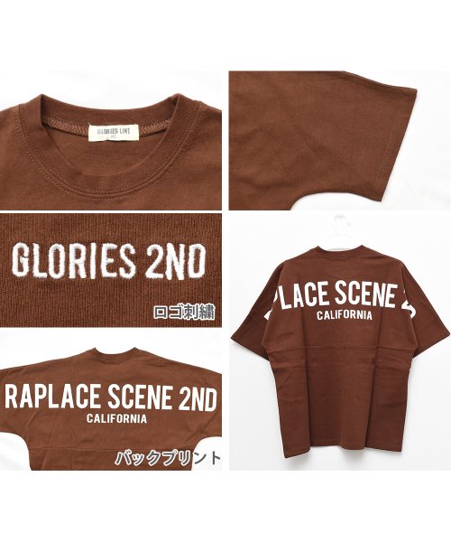 GLORIES LINE(グローリーズ ライン)/バックプリントビッグTシャツ/img01