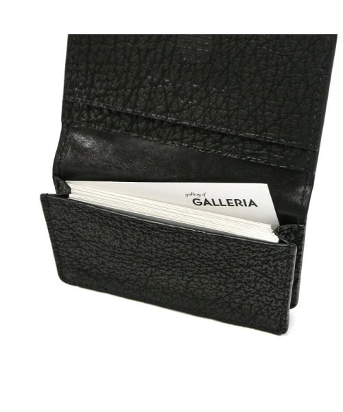 クベラ 9981 名刺入れ KUBERA 9981 シャークスキン EXOTIC SHARK BUSINESS CARD CASE 二つ折り 51308 