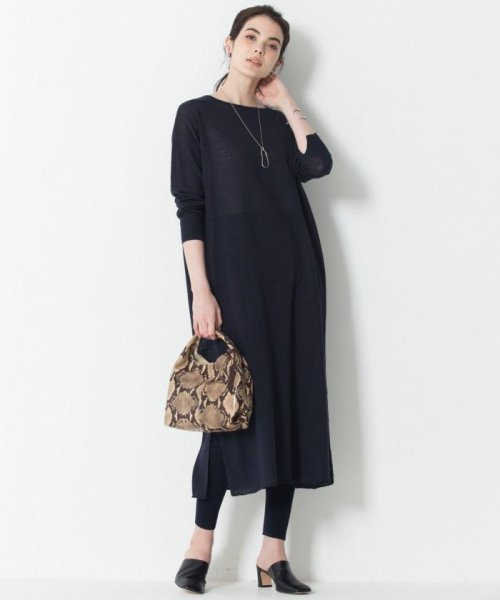 セール 洗える フレンチフラックス ニットワンピース 23区 Nijyusanku Magaseek