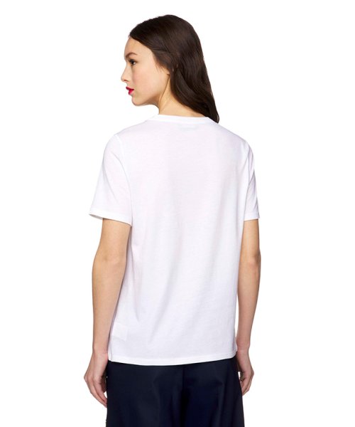 BENETTON (women)(ベネトン（レディース）)/モダールコットンブランドロゴ半袖Tシャツ・カットソー/img21