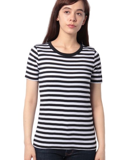 BENETTON (women)(ベネトン（レディース）)/コットン細ボーダー半袖Tシャツ・カットソー/img04