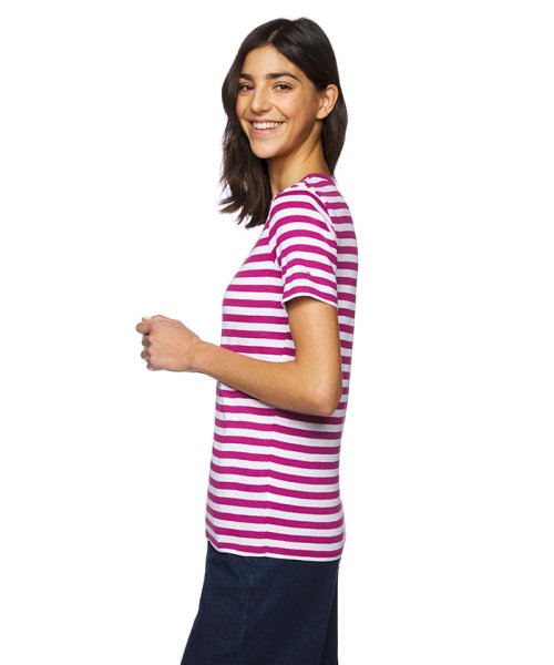 BENETTON (women)(ベネトン（レディース）)/コットン細ボーダー半袖Tシャツ・カットソー/img45