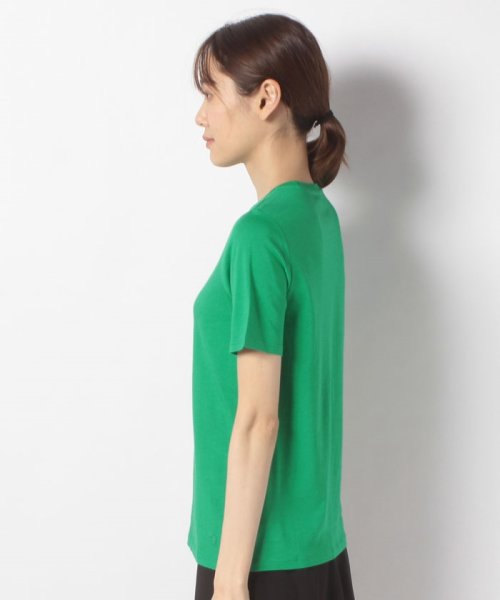 BENETTON (women)(ベネトン（レディース）)/クルーネック裾ロゴ刺繍半袖Tシャツ・カットソー/img33
