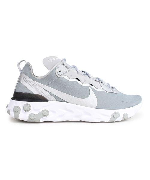 Nike React Element 55 ナイキ リアクト エレメント 55 スニーカー メンズ シルバー Bq6166 007 ナイキ Nike Magaseek