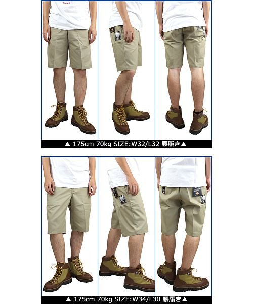 Dickies(Dickies)/ディッキーズ Dickies ハーフパンツ パンツ ショートパンツ メンズ 11inch REGULAR FIT WORK SHORT ブラック グレー ダーク/img01