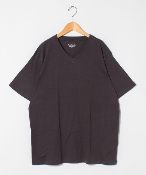 MARUKAWA(大きいサイズのマルカワ)/大きいサイズ 無地 パックT Vネック 半袖Tシャツ/img05