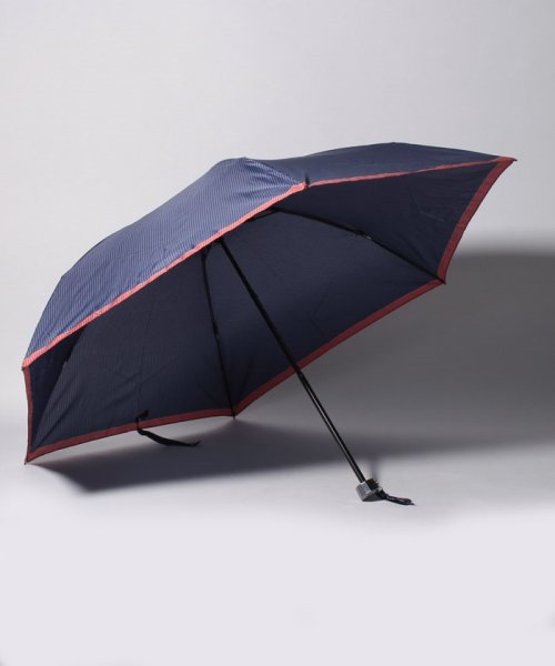 LANVIN en Bleu(umbrella)(ランバンオンブルー（傘）)/LANVIN en Bleu (ランバン オン ブルー)　折りたたみ傘　ストライプ/img01