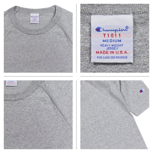 CHAMPION(チャンピオン)/チャンピオン Champion Tシャツ ラグラン 七分袖 メンズ レディース T1011 RAGLAN 3/4 SLEEVE T－SHIRT ブラック ホワイ/img01