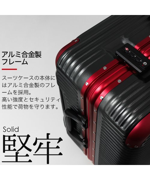 tavivako(タビバコ)/Proevo スーツケース 機内持ち込み 機内持込 s キャリーケース キャリーバッグ サスペンション ストッパー フレーム アルミ 小型 TSA 8輪/img06