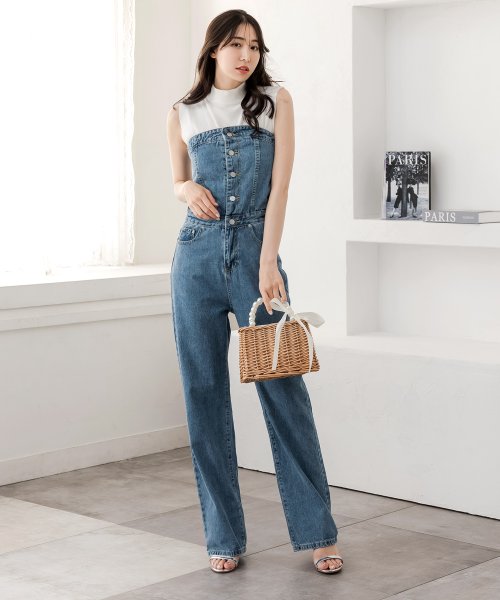 JULIA BOUTIQUE(ジュリアブティック)/ハイネックノースリーブニット /510682 トップス レディース 春 ハイネック ニット 夏 ノースリーブ タンクトップ サマーニット/img11