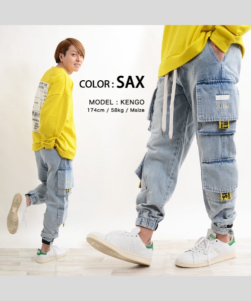 ルーズシルエット デカポケカーゴパンツ トレンド 男女兼用 ユニセックス ブランド 人気 ストリート系 ワンフォー 1111 ワンフォークロージング 1111clothing Magaseek