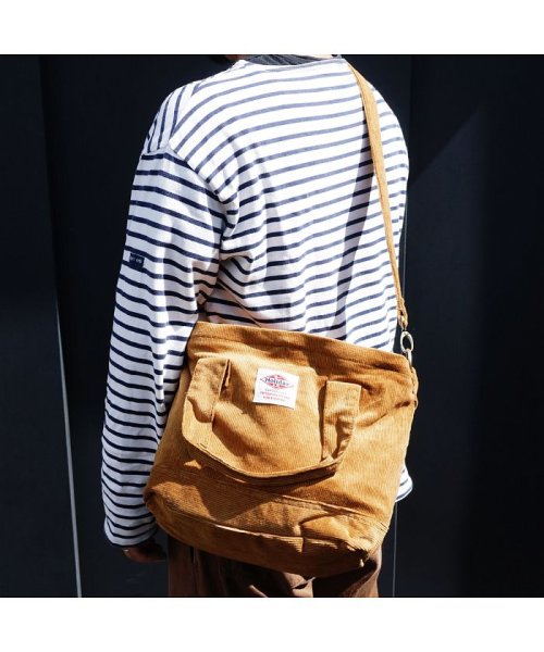バッグ ショルダーバッグ トートバッグ レディース メンズ 2way コーデュロイ 布製 布 Holidaya M ホリデーエーエム Holiday A M Magaseek