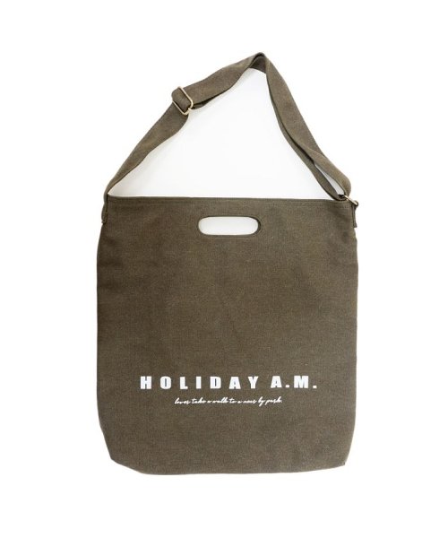 バッグ ショルダーバッグ トートバッグ 2way レディース メンズ 布 キャンバス 帆布 Holidaya M ホリデーエーエム Holiday A M Magaseek