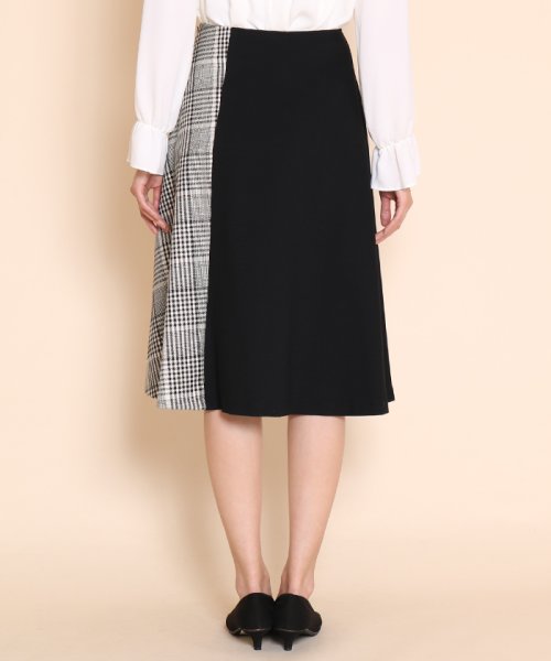セットアップ対応商品 Petitmaison プチメゾン サイドチェックドッキングスカート スコットクラブ Scotclub Magaseek