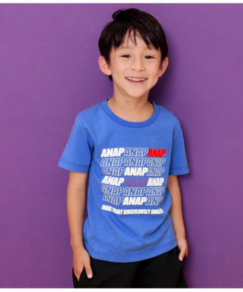 ANAP KIDS(アナップキッズ)/ポイントカラーANAPロゴTシャツ/img10