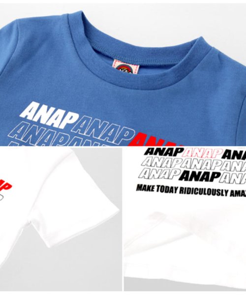 ANAP KIDS(アナップキッズ)/ポイントカラーANAPロゴTシャツ/img14