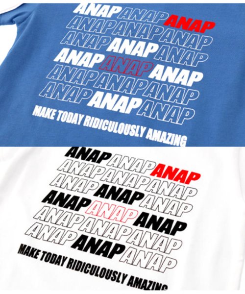 ANAP KIDS(アナップキッズ)/ポイントカラーANAPロゴTシャツ/img15