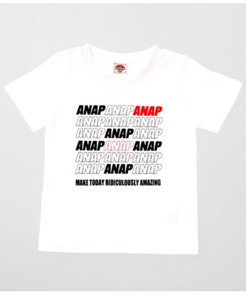 ANAP KIDS(アナップキッズ)/ポイントカラーANAPロゴTシャツ/img17