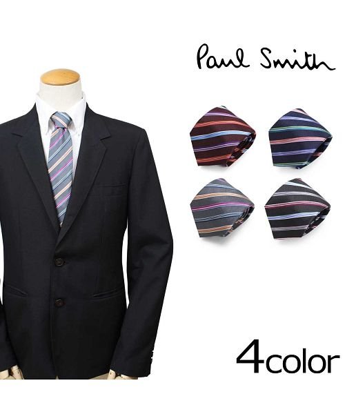 Paul Smith(ポールスミス)/ポールスミス Paul Smith ネクタイ シルク メンズ イタリア製 ビジネス 結婚式 ギフト/img01