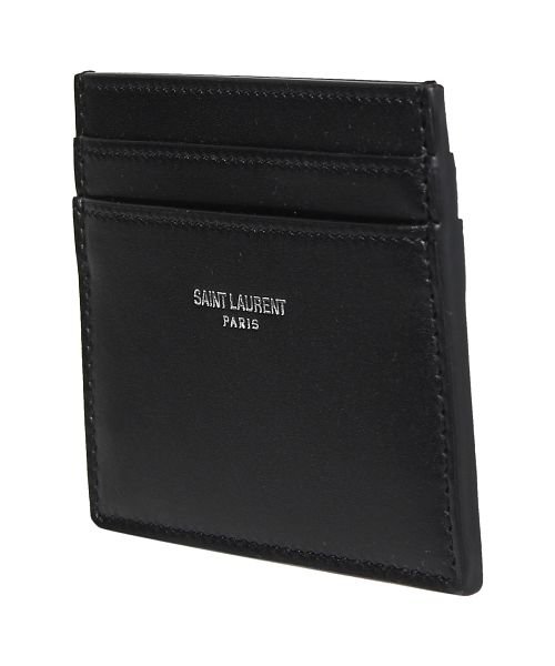 サンローラン パリ SAINT LAURENT PARIS パスケース カードケース ID 定期入れ メンズ 本革 YSL CREDIT CARD CASE ブ パリ SAINT LAURENT PARIS パスケース カードケース ID