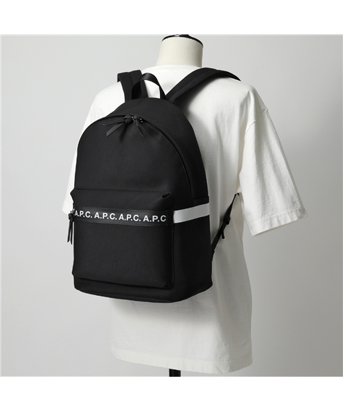 【APC A.P.C.(アーペーセー)】COEAK H62117 Savile リュックサック バックパック バッグ ロゴ 鞄 LZZ/NOIR メンズ