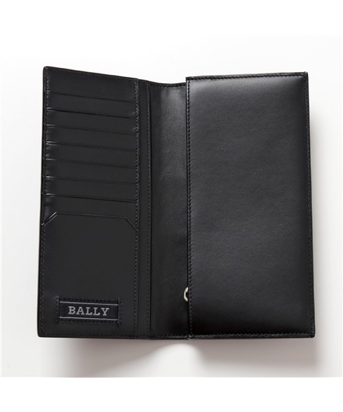 BALLY(バリー)/【BALLY バリー】BALIRO HP プレーンボヴィンレザー コンチネンタルウォレット 二つ折り長財布 レザー 100/BLACK ブラック メンズ/img02