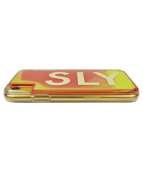 SLY(スライ)/iphone ケース iPhoneXR スライ SLY logo/黄×赤 ネオンサンドケース アイフォンケース スマホケース iphonexr/img02
