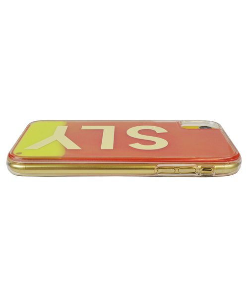 SLY(スライ)/iphone ケース iPhoneXR スライ SLY logo/黄×赤 ネオンサンドケース アイフォンケース スマホケース iphonexr/img03