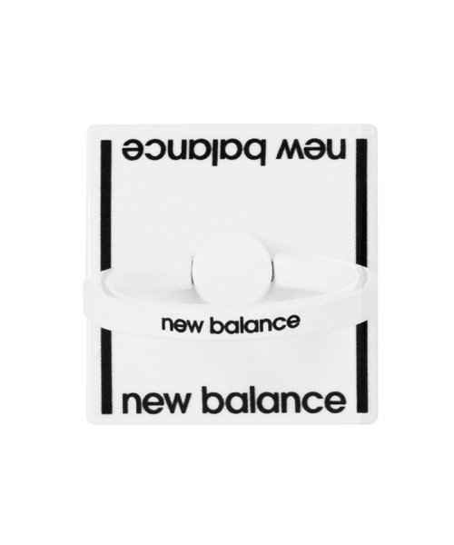 new balance(ニューバランス)/スマホリング スマホスタンド ニューバランス New Balance ベーシック ホワイト iphone xperia galaxy 多機種対応/img01