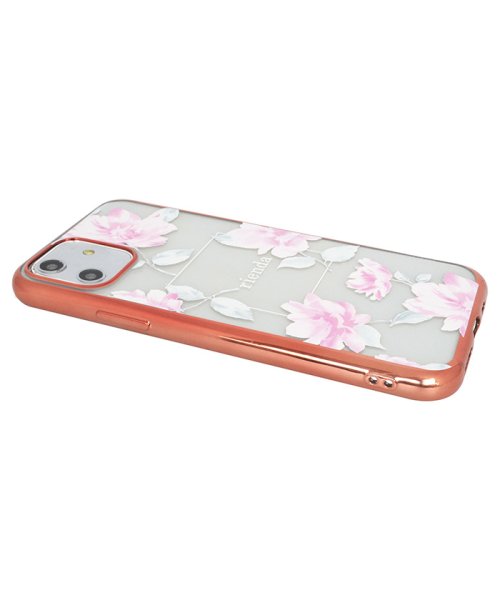 rienda(リエンダ)/iPhone11 ケース リエンダ rienda メッキクリアケース Lace Flower ピンク スマホケース iphone11 ケース iphonexr/img05