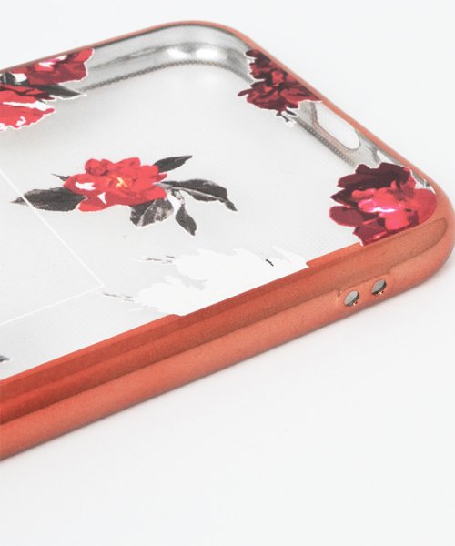 rienda(リエンダ)/iPhone11Pro ケース リエンダ rienda メッキクリアケース Red Flower レッド iphone11pro スマホケース/img04