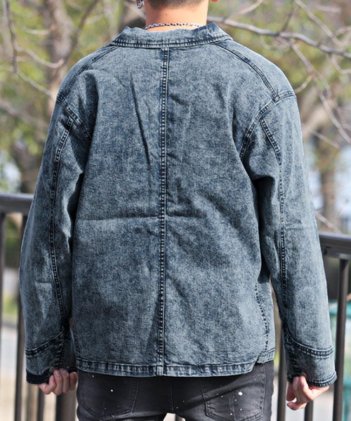 セール デニムカバーオールジャケット デニムジャケット メンズ カバーオール デニム ラグスタイル Luxstyle Magaseek セール デニムカバーオールジャケット デニムジャケット メンズ カバーオール デニム ラグスタイル Luxstyle Magaseek