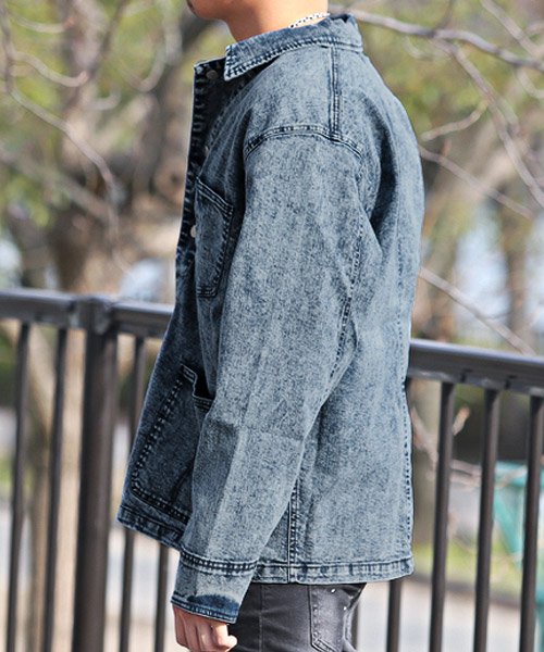 セール デニムカバーオールジャケット デニムジャケット メンズ カバーオール デニム ラグスタイル Luxstyle Magaseek セール デニムカバーオールジャケット デニムジャケット メンズ カバーオール デニム ラグスタイル Luxstyle Magaseek
