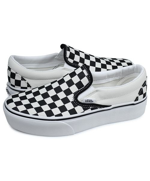 VANS(ヴァンズ)/VANS ヴァンズ スリッポン クラシック スニーカー メンズ レディース バンズ 厚底 CLASSIC SLIP－ON PLATFORM ホワイト 白 VN0/img01