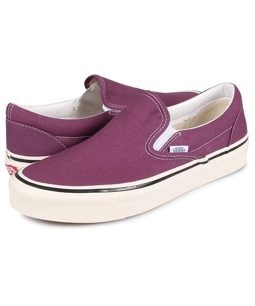 クーポン開催中 Vans バンズ スリッポン スニーカー メンズ ヴァンズ Classic Slip On 98 Dx パープル Vn0a3jexv9m ヴァンズ Vans Magaseek