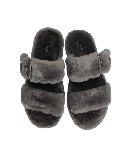 UGG(UGG)/UGG アグ サンダル コンフォートサンダル ファズ イヤー レディース 厚底 WOMENS FUZZ YEAH ブラック グレー パープル ピンク 黒 110/img03