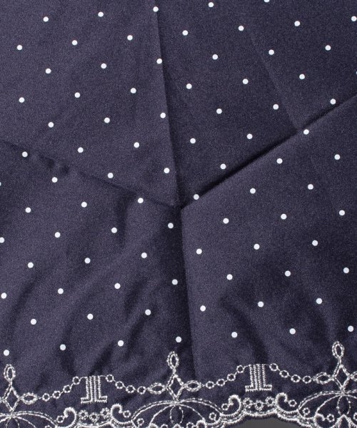 LANVIN Collection(umbrella)(ランバンコレクション（傘）)/LANVIN COLLECTION 晴雨兼用折りたたみ傘 ”ドット 刺繍”/img04