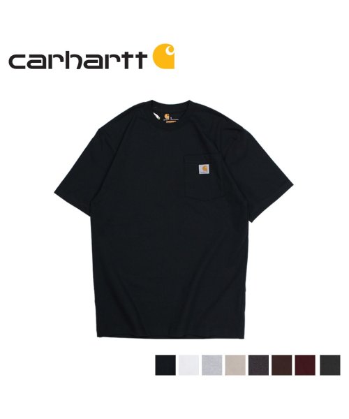 Carhartt(カーハート)/カーハート carhartt Tシャツ 半袖 メンズ ポケット ポケT WORKER POCKET S/S T－SHIRTS ブラック ホワイト グレー ネイビ/img01