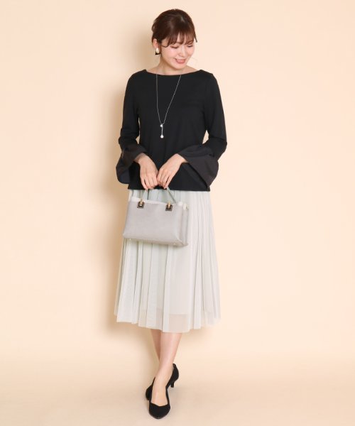 セール 50 Off Petit Maison プチメゾン タフタスリーブレーヨンカットソー スコットクラブ Scotclub Magaseek