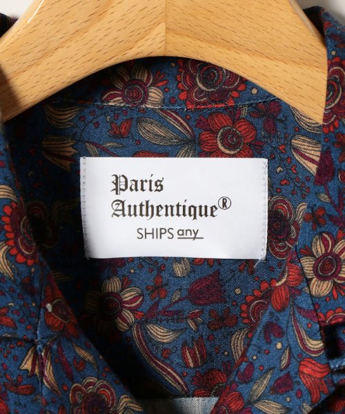 SHIPS any WOMEN(シップス　エニィ　ウィメン)/SHIPS any: PARIS プリント オープンカラー 半袖シャツ＜KIDS＞/img04