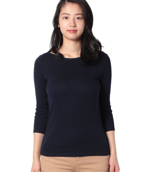 BENETTON (women)(ベネトン（レディース）)/ボートネック7分袖Tシャツ・カットソー/img22