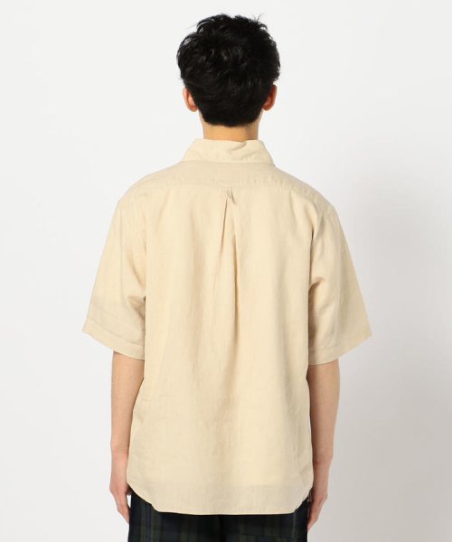 GLOSTER(GLOSTER)/【DANTON/ダントン】リネン丸襟半袖シャツ #JD－3569 KLS/img03