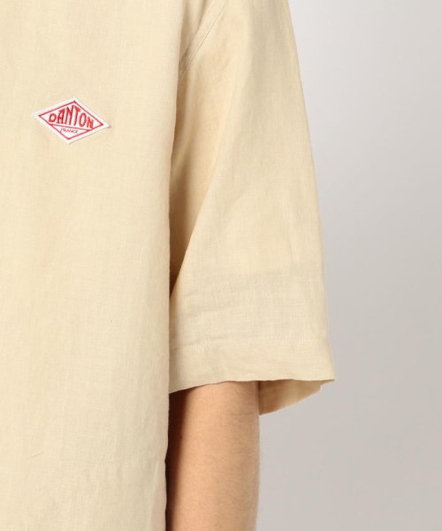 GLOSTER(GLOSTER)/【DANTON/ダントン】リネン丸襟半袖シャツ #JD－3569 KLS/img05