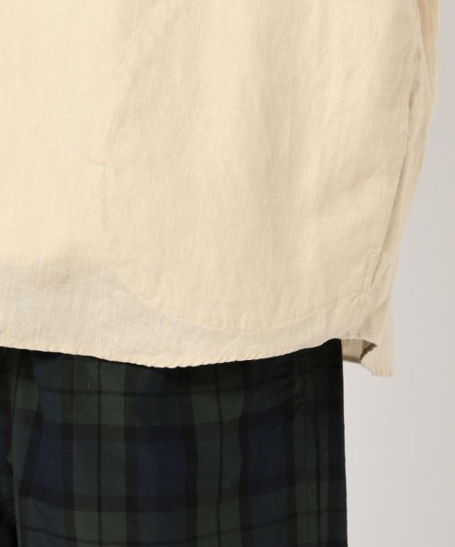 GLOSTER(GLOSTER)/【DANTON/ダントン】リネン丸襟半袖シャツ #JD－3569 KLS/img07