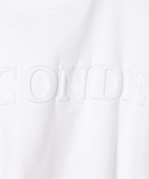 GUEST JOCONDE(ゲスト　ジョコンダ)/【大きいサイズ】【洗える】エンボス ロゴTシャツ/img03
