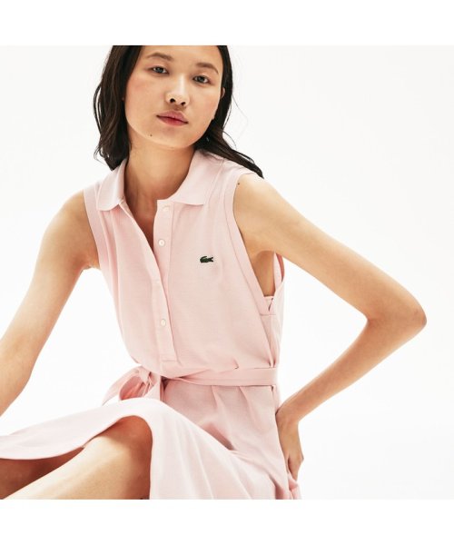 LACOSTE(ラコステ)/ベルトデザインノースリーブポロドレス/img03