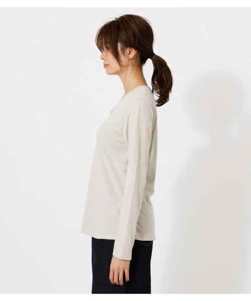 AZUL by moussy(アズールバイマウジー)/BASIC LONG SLEEVE V NECK TEE/img20