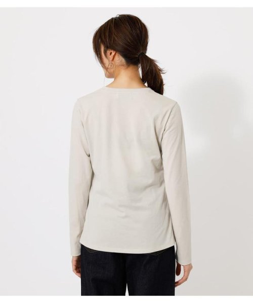 AZUL by moussy(アズールバイマウジー)/BASIC LONG SLEEVE V NECK TEE/img21