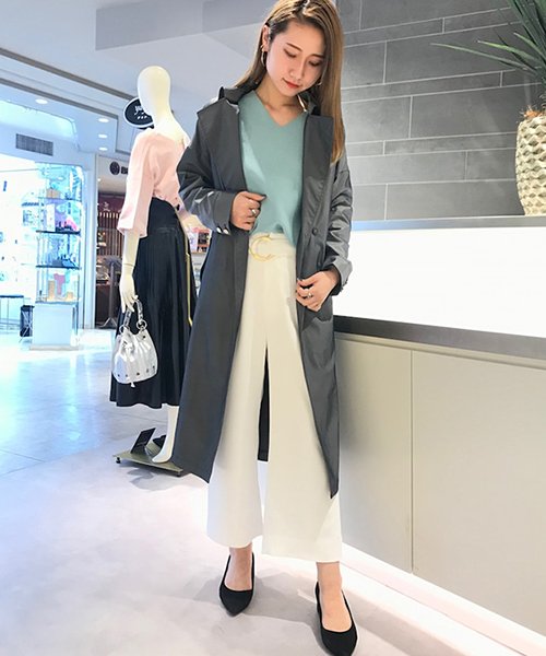 セール スリットロングスプリングコート ビッキー Vicky Magaseek セール スリットロングスプリングコート ビッキー Vicky Magaseek